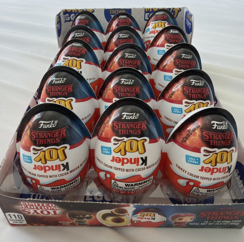 Funko Stranger Things Kinder Joy Eggs – Limited Edition Surprise Treat & Collectible Toy