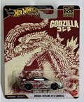 Hot Wheels Premium Pop Culture – Godzilla Nissan Skyline GT-R (BNR34)(Free Card Protector)